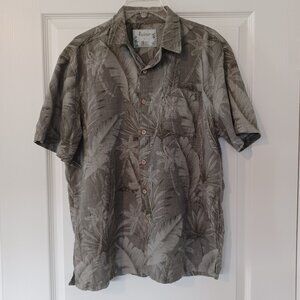 Bamboo Shirt Men L Button Down Organic Sustainable UV Protection